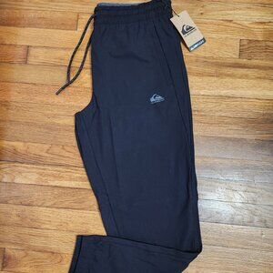 Men's Quicksilver Dry Flight Joggers / Sweatpants / Athletic Pants - Onyx Black